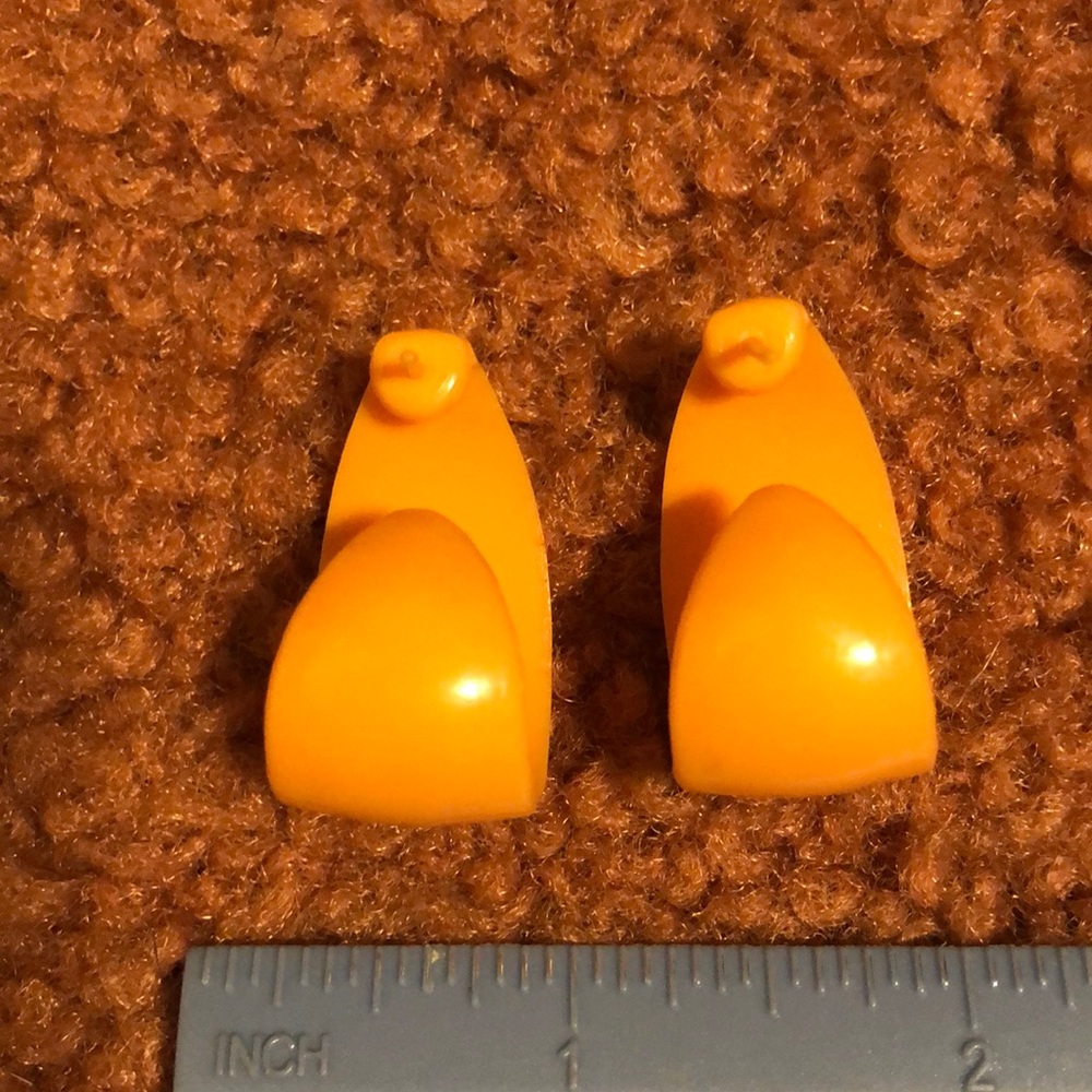 Gorgeous Vintage Peach Earrings ๐ - Picture 5 of 7